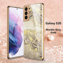 Load image into Gallery viewer, 2021 Fashion Plating Pattern Camera All-inclusive Electroplating Process Case For Samsung S21 Ultra S21 Plus S21 pphonecover
