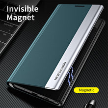 Load image into Gallery viewer, Samsung Galaxy Flip Case Luxury Magnetic Leather Kickstand Shockproof Cover pphonecover
