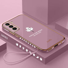 Load image into Gallery viewer, 2021 Maple Leaves Pattern Camera All-inclusive Electroplating Process Samsung Case For S21 Ultra S21 Plus S21 pphonecover
