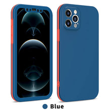 Load image into Gallery viewer, 360 Full Protective Shockproof Soft Silicone Case For iPhone 13 12 11 Pro Max XS XR 7 8 Plus SE 2020 pphonecover
