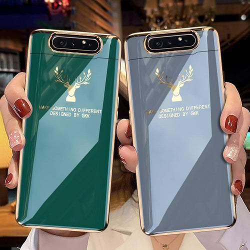 2021 Luxury Plating Deer Pattern Phone Case For Samsung A80 (BUY 2 ONLY $26.99🔥) pphonecover