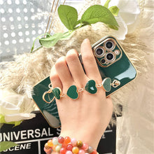 Load image into Gallery viewer, Heart Fabric Bracelet Protective Case For iPhone pphonecover
