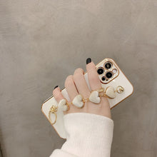 Load image into Gallery viewer, Heart Fabric Bracelet Protective Case For iPhone pphonecover
