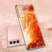 Load image into Gallery viewer, 2021 Fashion Plating Pattern Camera All-inclusive Electroplating Process Case For Samsung S21 Ultra S21 Plus S21 pphonecover
