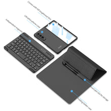 Load image into Gallery viewer, Bluetooth 3.0 Keyboard Magnetic All-inclusive Leather Cover For Samsung Galaxy Z Fold3 Fold4 5G Come With keyboard+Holster Bracket+Phone Case+Capacitive Pen pphonecover
