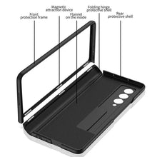 Load image into Gallery viewer, Magnetic Frame Plastic Stand All-included Case For Samsung Galaxy Z Fold3 Fold4 5G pphonecover
