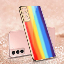 Load image into Gallery viewer, 2021 Fashion Plating Pattern Camera All-inclusive Electroplating Process Case For Samsung S21 Ultra S21 Plus S21 pphonecover
