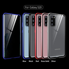 Load image into Gallery viewer, 2021 Samsung Double-Sided Protection Anti-Peep Tempered Glass Phone Case For S21 S20 Series pphonecover
