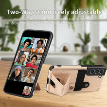 Load image into Gallery viewer, Fiber Pattern Camera All-inclusive Protective Case With Stand For Samsung pphonecover
