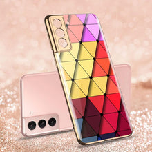 Load image into Gallery viewer, 2021 Fashion Plating Pattern Camera All-inclusive Electroplating Process Case For Samsung S21 Ultra S21 Plus S21 pphonecover
