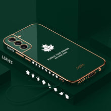 Load image into Gallery viewer, 2021 Maple Leaves Pattern Camera All-inclusive Electroplating Process Samsung Case For S21 Ultra S21 Plus S21 pphonecover
