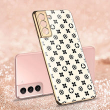 Load image into Gallery viewer, 2021 Fashion Plating Pattern Camera All-inclusive Electroplating Process Case For Samsung S21 Ultra S21 Plus S21 pphonecover
