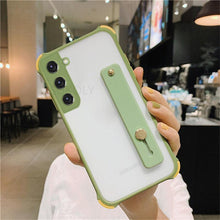 Load image into Gallery viewer, Lovely Matte Stand Holder Clear Phone Case For Samsung S21 S20 FE A52 A72 Note 20 Cover pphonecover
