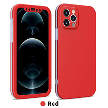 Load image into Gallery viewer, 360 Full Protective Shockproof Soft Silicone Case For iPhone 13 12 11 Pro Max XS XR 7 8 Plus SE 2020 pphonecover
