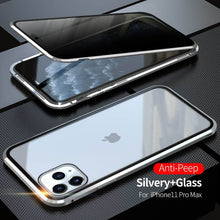 Load image into Gallery viewer, 2021 Double-Sided Protection Anti-Peep Tempered Glass iPhone Case pphonecover
