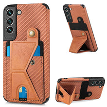 Load image into Gallery viewer, Fiber Pattern Camera All-inclusive Protective Case With Stand For Samsung pphonecover
