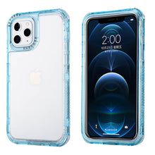 Load image into Gallery viewer, Transparent Bumper Case for iPhone 12 11 13 Pro X XS XR Max 7 8 Plus SE 2020 Candy Color Shockproof Drop Protection Soft Cover pphonecover
