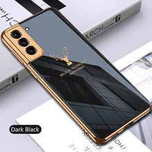 Load image into Gallery viewer, Luxury Plating Anti-knock Protection Tempered Glass Case For Samsung Galaxy S21 S22 S23 Plus Ultra pphonecover
