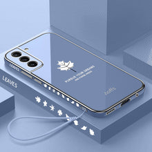 Load image into Gallery viewer, 2021 Maple Leaves Pattern Camera All-inclusive Electroplating Process Samsung Case For S21 Ultra S21 Plus S21 pphonecover
