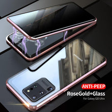 Load image into Gallery viewer, 2021 Samsung Double-Sided Protection Anti-Peep Tempered Glass Phone Case For S21 S20 Series pphonecover
