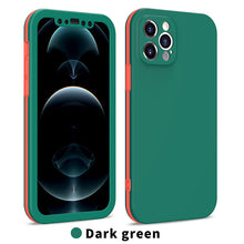 Load image into Gallery viewer, 360 Full Protective Shockproof Soft Silicone Case For iPhone 13 12 11 Pro Max XS XR 7 8 Plus SE 2020 pphonecover
