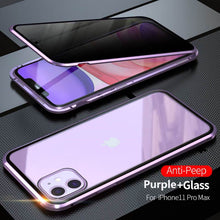 Load image into Gallery viewer, 2021 Double-Sided Protection Anti-Peep Tempered Glass iPhone Case pphonecover
