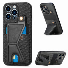 Load image into Gallery viewer, Fiber Pattern Camera All-inclusive Protective Case With Stand For iPhone pphonecover
