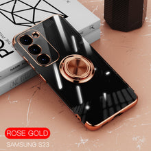 Load image into Gallery viewer, Electroplated Ring Case For Samsung Galaxy S23 S23 Plus S23 Ultra 360 Rotate Freely
