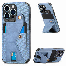 Load image into Gallery viewer, Fiber Pattern Camera All-inclusive Protective Case With Stand For iPhone pphonecover
