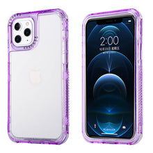 Load image into Gallery viewer, Transparent Bumper Case for iPhone 12 11 13 Pro X XS XR Max 7 8 Plus SE 2020 Candy Color Shockproof Drop Protection Soft Cover pphonecover
