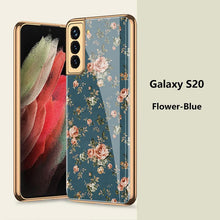 Load image into Gallery viewer, 2021 Fashion Plating Pattern Camera All-inclusive Electroplating Process Case For Samsung S21 Ultra S21 Plus S21 pphonecover
