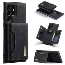 Load image into Gallery viewer, Magnetic Leather Wallet Case For the Samsung S22 Ultra S23 Ultra
