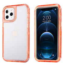 Load image into Gallery viewer, Transparent Bumper Case for iPhone 12 11 13 Pro X XS XR Max 7 8 Plus SE 2020 Candy Color Shockproof Drop Protection Soft Cover pphonecover
