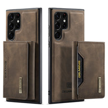 Load image into Gallery viewer, Magnetic Leather Wallet Case For the Samsung S22 Ultra S23 Ultra
