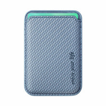 Load image into Gallery viewer, Fiber Pattern Magnetic Card Holder For iPhone Samsung pphonecover
