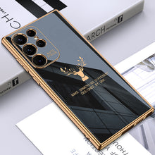 Load image into Gallery viewer, Luxury Deer Pattern Camera All-inclusive Electroplating Process Case For Samsung S22 S21 Series pphonecover
