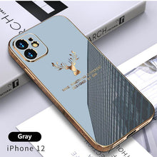 Load image into Gallery viewer, 【Fash⚡Sale】2021 Deer Pattern Camera All-inclusive Electroplating Process iPhone Case pphonecover
