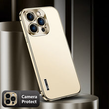 Load image into Gallery viewer, Magnetic Aluminum Alloy Metal Frame Phone Case For iPhone 14 13 12 Pro Max
