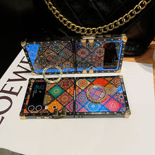 Load image into Gallery viewer, Retro Boho Style Ring Case With Lanyard for Samsung Galaxy Z Flip3 Flip4 5G pphonecover
