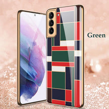 Load image into Gallery viewer, 2021 Luxury Plating Pattern Camera All-inclusive Electroplating Process Case For Samsung S21 S21 Plus S21 Ultra pphonecover
