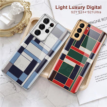 Load image into Gallery viewer, 2021 Luxury Plating Pattern Camera All-inclusive Electroplating Process Case For Samsung S21 S21 Plus S21 Ultra pphonecover
