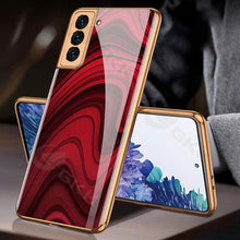 Load image into Gallery viewer, 2021 Fashion Plating Pattern Camera All-inclusive Electroplating Process Case For Samsung S21 S21 Plus S21 Ultra pphonecover
