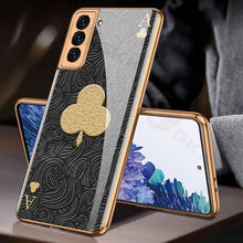 Load image into Gallery viewer, 2021 Fashion Plating Pattern Camera All-inclusive Electroplating Process Case For Samsung S21 S21 Plus S21 Ultra pphonecover
