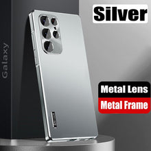 Load image into Gallery viewer, Magnetic Close Aluminum Alloy Metal Case For Samsung Galaxy S23 S22 S21 Ultra
