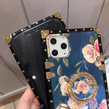 Load image into Gallery viewer, 2020 Stylish French Style Flower Lanyard Ring Phone Case for iPhone Samsung Huawei pphonecover
