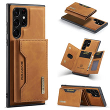 Load image into Gallery viewer, Magnetic Leather Wallet Case For the Samsung S22 Ultra S23 Ultra
