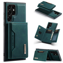 Load image into Gallery viewer, Magnetic Leather Wallet Case For the Samsung S22 Ultra S23 Ultra
